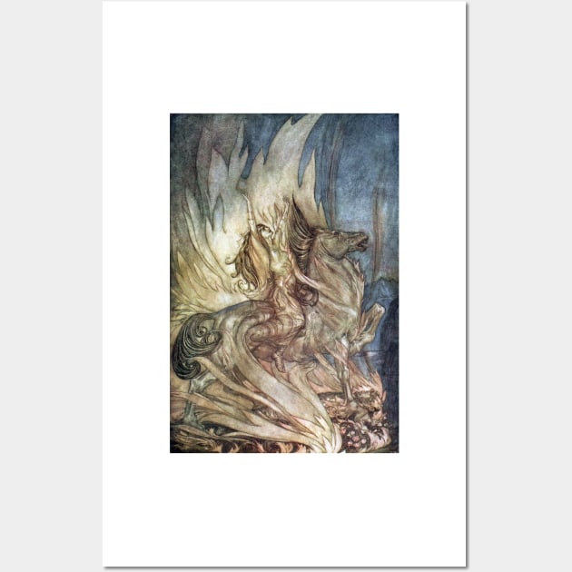 Twilight of the Gods, Arthur Rackham Wall Art by immortalpeaches